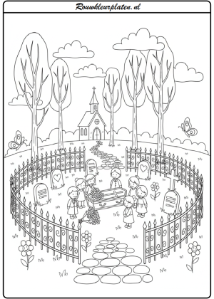 Rouwkleurplaat-Grafsteen-102